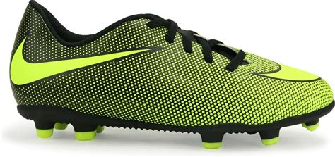 Nike Jr Bravata Ii Fg Black/Volt Soccer Shoes 